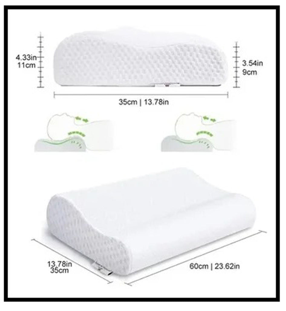 Almohada Memory Pillow Ortopédica con Aloe Vera