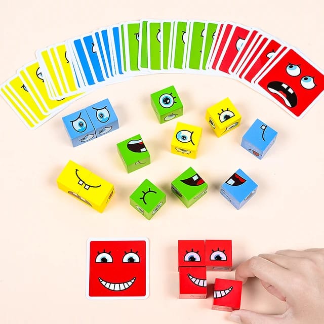 Juego De Mesa Cambia La Cara Montessori