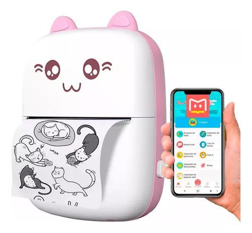 Mini Impresora Térmica Portátil Bluetooth