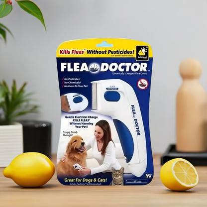 Cepillo eléctrico Mata Pulgas para Perros