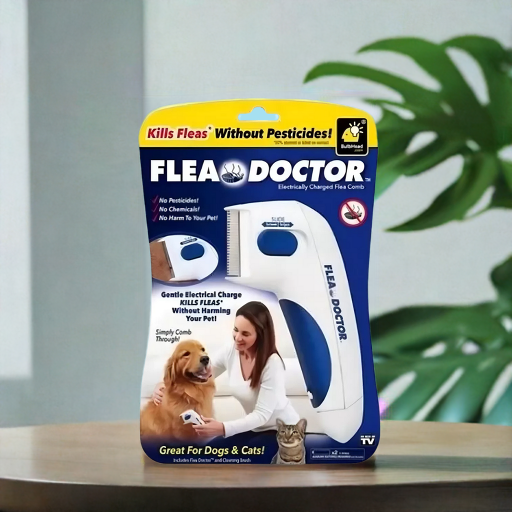 Cepillo eléctrico Mata Pulgas para Perros
