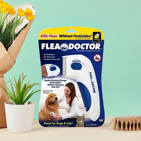 Cepillo eléctrico Mata Pulgas para Perros